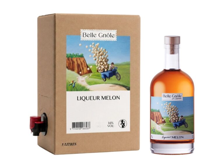 Belle Gnôle liqueur de Melon en BIB 5 litres et en bouteille